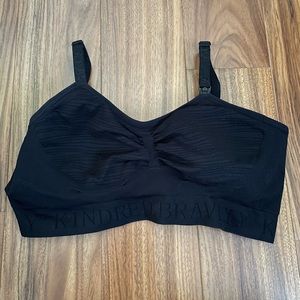 Kindred Braverly sublime hands free pumping & nursing bra- in black - size M